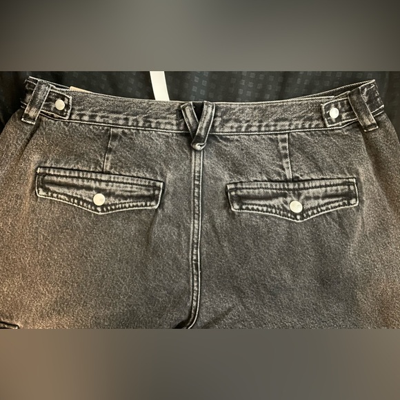 NWT Madewell Sz 31 Low-Slung Straight Baggy Cargo Jeans in Ranney Wash - Picture 8 of 10